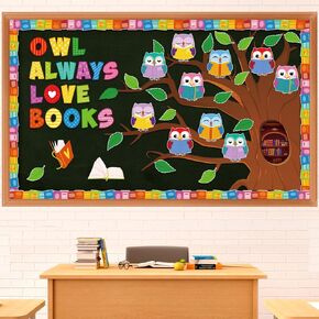 Pasimy Back to School Bulletin Board Decorations Inspirational Motivational Classroom Decor Affirmation Station Bulletin Board Set in This School Book Cutouts for Summer Home Office Wall Door Supplies in Saudi Arabia