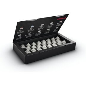 مجموعة مفاتيح Cherry MX RGB، صندوق مع 23 مفتاحًا ميكانيكيًا للوحة المفاتيح، للاستخدام بنفسك، أو التبديل السريع أو لوحة مفاتيح الألعاب (MX Green) in Kuwait