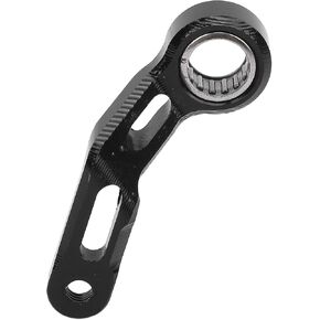 SHIFT SHIFT STAPILIZER GEAR SHIFT SUPPATION متوافق مع MT09 TRACER 900 FZ09 FJ09 XSR900 NIKEN ، دعم نوبة الدراجات النارية ، رافعة دعم سرعة سبيكة الألومنيوم (Silver) (أسود) in Kuwait