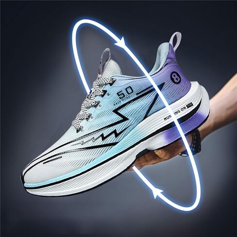 Men's Multi-Sport Outdoor Breathable Shoes Carbon Plated Board- Trail Running, Hiking, Tennis & Cross-Training Sneakers for Workouts & Casual Wear in Saudi Arabia