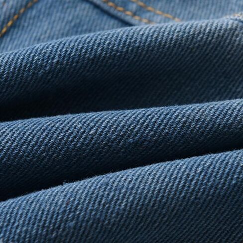 سترة Feidoog Baby Boys منقوشة من قماش الدنيم للأطفال الصغار بأكمام طويلة وأزرار سفلية من قماش الدنيم خفيف الوزن ملابس خارجية in Kuwait