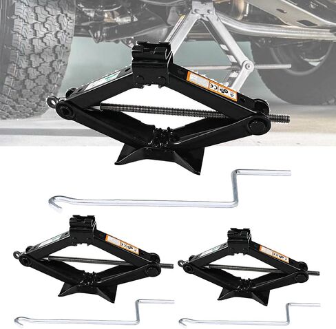 1 Pack Car Scissor Jack for Honda Civic/Accord/CR-V/Element/Odyssey/Pilot, 2 Tons 4409 Lbs Capacity Heavy Duty Scissor Car Jack with Crank Handle, Heavy Lifting Jack, Tire Repair and Replacement Tools in Saudi Arabia