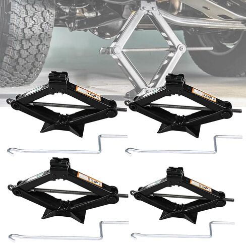 1 Pack Car Scissor Jack for Honda Civic/Accord/CR-V/Element/Odyssey/Pilot, 2 Tons 4409 Lbs Capacity Heavy Duty Scissor Car Jack with Crank Handle, Heavy Lifting Jack, Tire Repair and Replacement Tools in Saudi Arabia