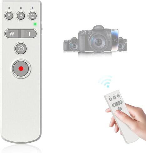 Wireless Remote Control for Canon Camera, AODELAN Shutter Release Compatible with R/RP /R5 /R6 /R10 /R50 /R100 /77D /90D/850D/6D II /M6 Mark II/M50/G5 X Mark II/G7 X Mark III;Replaces Canon BR-E1 in Saudi Arabia