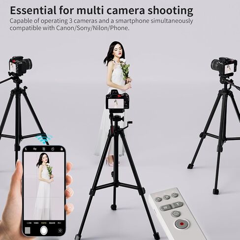 Wireless Remote Control for Canon Camera, AODELAN Shutter Release Compatible with R/RP /R5 /R6 /R10 /R50 /R100 /77D /90D/850D/6D II /M6 Mark II/M50/G5 X Mark II/G7 X Mark III;Replaces Canon BR-E1 in Saudi Arabia