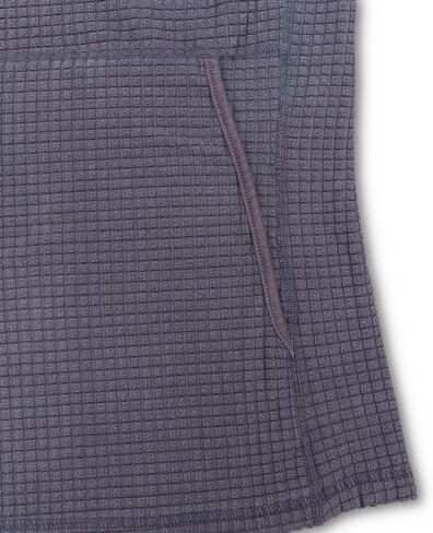 Men's Outdoor Fleece Mid-Layer Grid Hoodie For Hiking Skiing Backpacking in Kuwait