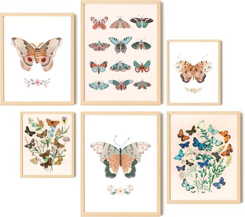 EXCOOL CLUB Rainbow Nursery Decor - 12x16 Rainbow Decor for Girls Bedroom, Rainbow Wall Art Prints Pictures, Neutral Wildflower Rainbow Boho Posters for Baby Kids Classroom Decorations (UNFRAMED) in Saudi Arabia