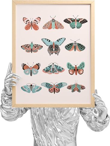 EXCOOL CLUB Rainbow Nursery Decor - 12x16 Rainbow Decor for Girls Bedroom, Rainbow Wall Art Prints Pictures, Neutral Wildflower Rainbow Boho Posters for Baby Kids Classroom Decorations (UNFRAMED) in Saudi Arabia