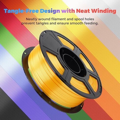 FLASHFORGE Silk PLA Filament 1.75mm +/- 0.02mm, Gold to Red Gradient, Smooth Color-Changing 3D Printing Filament 1kg (2.2lbs) Spool, Fits for Most FDM 3D Printers in Kuwait