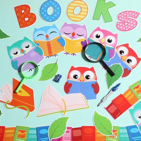 Pasimy Back to School Bulletin Board Decorations Inspirational Motivational Classroom Decor Affirmation Station Bulletin Board Set in This School Book Cutouts for Summer Home Office Wall Door Supplies in Saudi Arabia