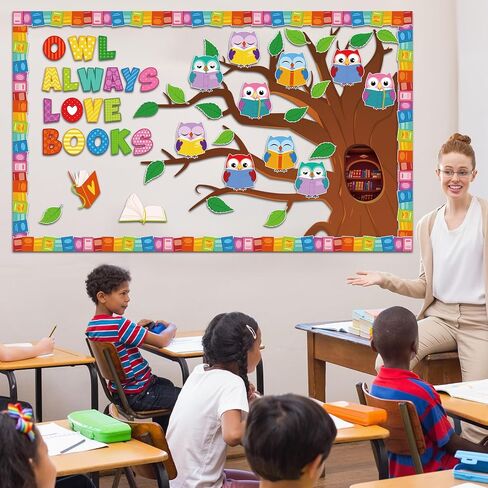 Pasimy Back to School Bulletin Board Decorations Inspirational Motivational Classroom Decor Affirmation Station Bulletin Board Set in This School Book Cutouts for Summer Home Office Wall Door Supplies in Saudi Arabia