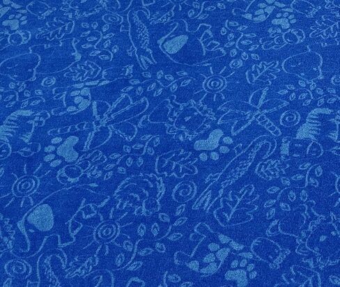 KidCarpet.com Animal Doodles Nylon Area Rug, 9' x 12', Multicolored in Saudi Arabia