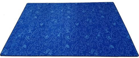 KidCarpet.com Animal Doodles Nylon Area Rug, 9' x 12', Multicolored in Saudi Arabia