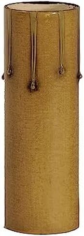 B&P Lamp® 4" Candelabra Antique Color Candle Cover in Saudi Arabia