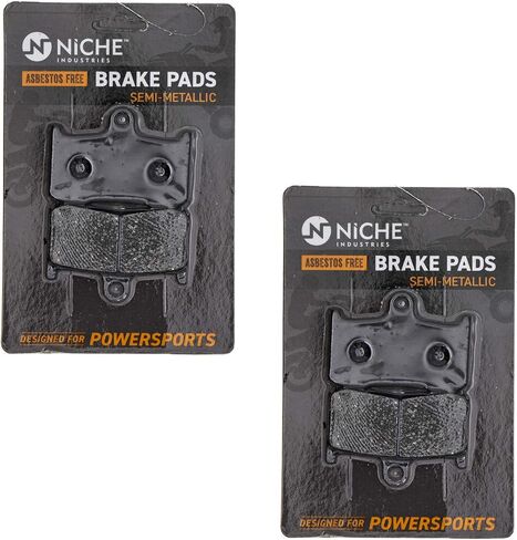 NICHE Brake Pad Set for Victory Cross Country Hammer Roads Kingpin 2204196 2203679 Front Rear Semi-Metallic in Saudi Arabia