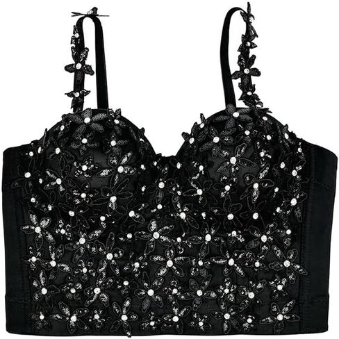 Sexy Diamond Flower Inner Wear Suspenders Desire Outer Wear Fishbone Bra in Saudi Arabia