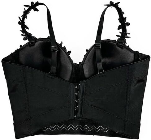 Sexy Diamond Flower Inner Wear Suspenders Desire Outer Wear Fishbone Bra in Saudi Arabia