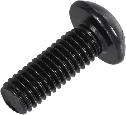 uxcell M5x6mm عرافة المقبس زر غطاء الرأس البراغي مسامير الكربون الصلب 50pcs in Saudi Arabia