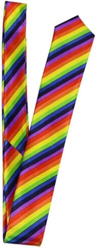 3Pcs Rainbow Suspenders Colorful Unisex Elastic Braces with Bow Tie Fashion Stripe Design for Parties Birthdays and Daily Wear Comfortable Clamps in Saudi Arabia