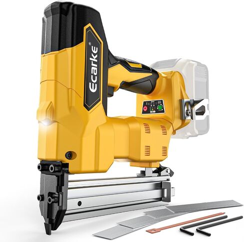 18Gauge Brad Nailer for Dewalt 20V Max Battery: 18Ga Nail Gun with 1000 Nials - Portable Professional Heavy Duty Punch Framing Nailer Gun,Nail Point Tools for Wood Workpieces For DIYer in Saudi Arabia