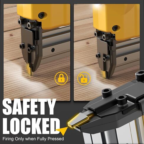 18Gauge Brad Nailer for Dewalt 20V Max Battery: 18Ga Nail Gun with 1000 Nials - Portable Professional Heavy Duty Punch Framing Nailer Gun,Nail Point Tools for Wood Workpieces For DIYer in Saudi Arabia