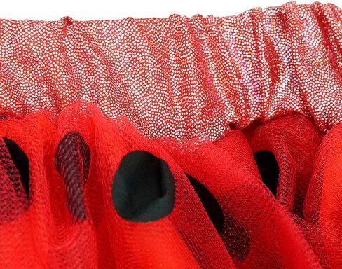 Ladybug polka dot tulle tutu تنورة مبطنة ، فتيات in Kuwait