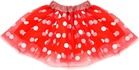 Ladybug polka dot tulle tutu تنورة مبطنة ، فتيات in Kuwait