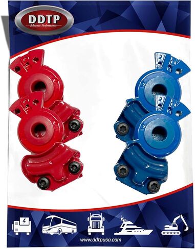 Glandhand Standard Kit Powder Co Coanum W/Polyurethane Seal 1 - Blue + 1 - Red (441078dkit2) in Kuwait
