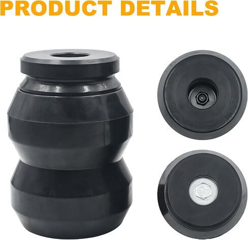 GMRCK25D Rubber Helper Suspension Springs Rear Kit for 2011-2022 Che-vy Chevro-let Silverado, GMC Sierra 2500HD 3500HD 2WD / 4WD, Up to 8,600 lbs of Load Leveling Capacity in Saudi Arabia