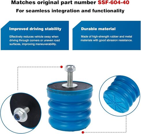 SSF-604-40 Air Helper Helper Springs اليسار الأمامي الخلفي متوافق مع Toyota Tacomaz و Tuindra و Pickup و FJ Cruiser 100،4runner و Lexus Models LX470 ، لكزس GX460 ، GX470 Auxiliary Spring 2PCS in Kuwait