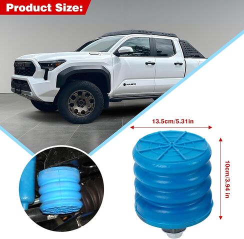 SSF-604-40 Air Helper Helper Springs اليسار الأمامي الخلفي متوافق مع Toyota Tacomaz و Tuindra و Pickup و FJ Cruiser 100،4runner و Lexus Models LX470 ، لكزس GX460 ، GX470 Auxiliary Spring 2PCS in Kuwait