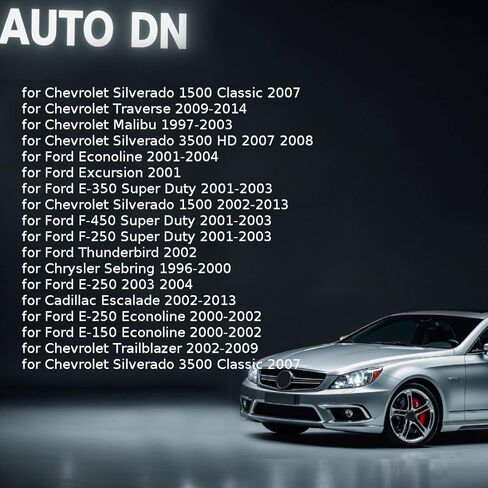 ترموستات إلى سخان موصل خرطوم سخان HVAC لشيفروليه أفالانش ، تاهو ، سيلفرادو 1500 ، 2500 HD 2000 2001 2002 2003 2004 2005-2008 لـ Cadillac Escalade 2002-2006 1 x in Kuwait