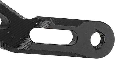 SHIFT SHIFT STAPILIZER GEAR SHIFT SUPPATION متوافق مع MT09 TRACER 900 FZ09 FJ09 XSR900 NIKEN ، دعم نوبة الدراجات النارية ، رافعة دعم سرعة سبيكة الألومنيوم (Silver) (أسود) in Kuwait