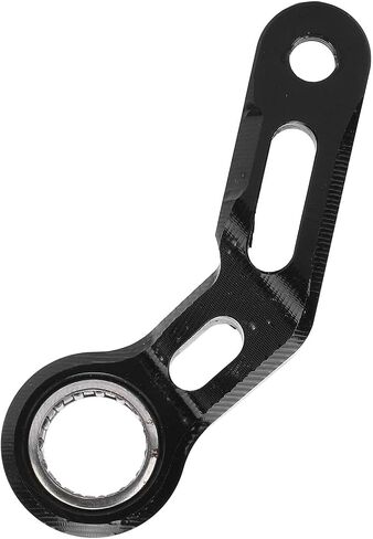 SHIFT SHIFT STAPILIZER GEAR SHIFT SUPPATION متوافق مع MT09 TRACER 900 FZ09 FJ09 XSR900 NIKEN ، دعم نوبة الدراجات النارية ، رافعة دعم سرعة سبيكة الألومنيوم (Silver) (أسود) in Kuwait