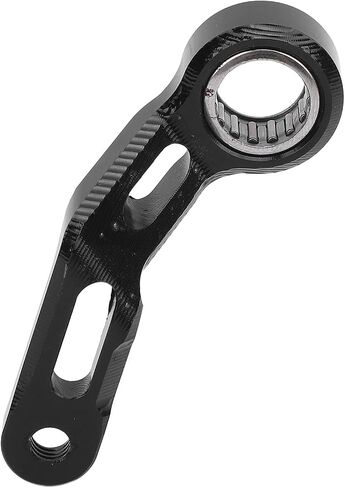SHIFT SHIFT STAPILIZER GEAR SHIFT SUPPATION متوافق مع MT09 TRACER 900 FZ09 FJ09 XSR900 NIKEN ، دعم نوبة الدراجات النارية ، رافعة دعم سرعة سبيكة الألومنيوم (Silver) (أسود) in Kuwait