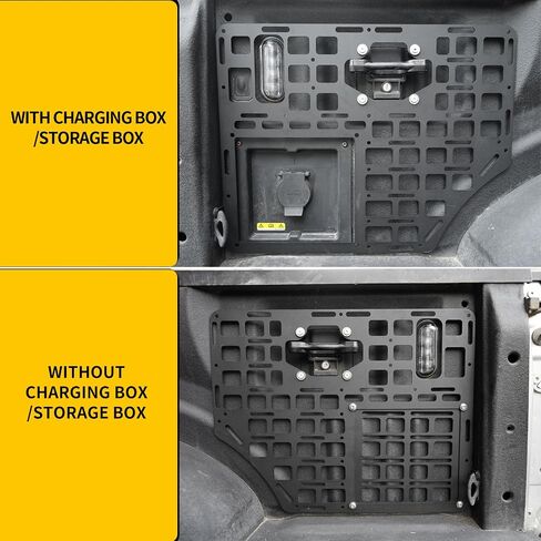 لوحة سرير جانبية متوافقة مع 2015-2025 Ford F150 Side Molle Panel 5.5ft 6.5ft لوحة سرير الشاحنة على رف تخزين البضائع الخلفية لعام 2024 Ford F-150 الملحقات (لوحة السرير الجانبي) in Kuwait