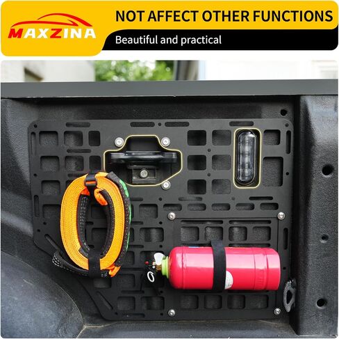 لوحة سرير جانبية متوافقة مع 2015-2025 Ford F150 Side Molle Panel 5.5ft 6.5ft لوحة سرير الشاحنة على رف تخزين البضائع الخلفية لعام 2024 Ford F-150 الملحقات (لوحة السرير الجانبي) in Kuwait