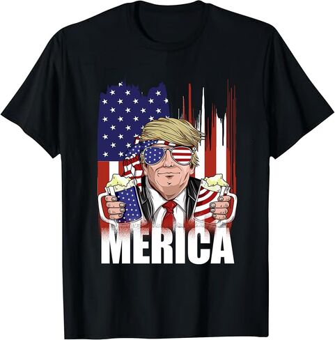 4th of July Shirts for Men:Independence Day American Flag Patriotic Higher Quality Short Sleeve T-Shirt in Saudi Arabia