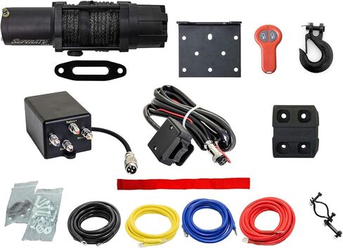 SuperATV Winch Mounting Plate for 2017+ Polaris Ranger XP 1000 / XP 1000 Crew | 2020+ Ranger 1000 / 1000 Crew | Polaris Winch Mount Compatible with Many other OEM and Aftermarket Winches! in Saudi Arabia
