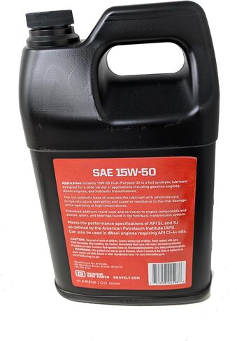 Ariens Gravely Gallon 15W-50 Full Synthetic Hydraulic Fluid and Funnel in Kuwait