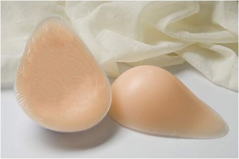 Nearly Me - #870 Basic Standard Weight Tapered Oval Silicone Mastectomy Breast Form for Pocketed Bras in Saudi Arabia