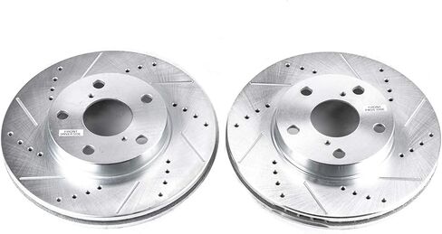 Power Stop JBR974XPR Front Evolution Drilled & Slotted Rotor Pair For Toyota RAV4 2001-2005 [Model Specific] in Saudi Arabia