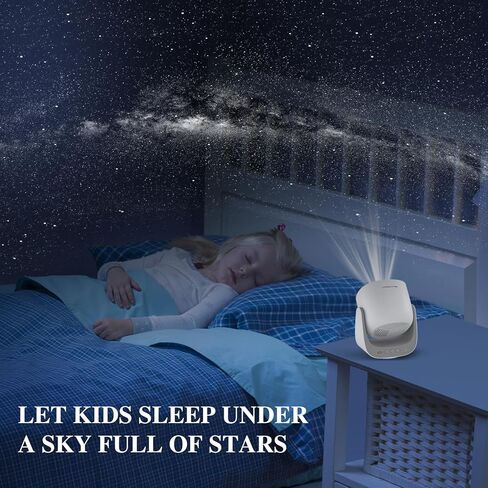 Orzorz Slide Discs Star Projector Galaxy Lite Home Planetarium Projector (جهاز عرض نجم العمل) (فقاعة سديم)... in Kuwait