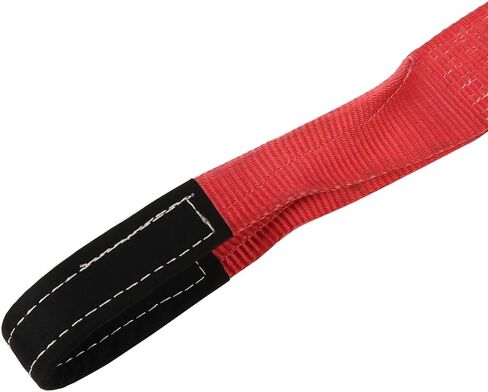 Heavy Duty Tie Downs Straps(3 inch x 65 ft),17500 LBs Red Tow Strap,for Vehicle Recovery in Saudi Arabia