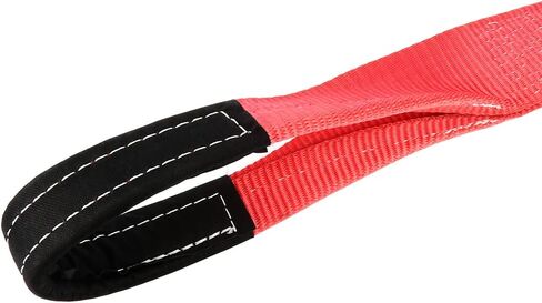 Heavy Duty Tie Downs Straps(3 inch x 65 ft),17500 LBs Red Tow Strap,for Vehicle Recovery in Saudi Arabia