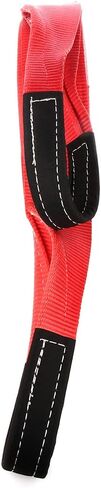 Heavy Duty Tie Downs Straps(3 inch x 65 ft),17500 LBs Red Tow Strap,for Vehicle Recovery in Saudi Arabia