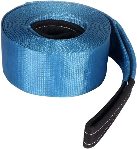 2X Heavy Duty Recovery Winch Tow Loop Strap Rope Chain Towing Tow 4 x 30 in Saudi Arabia