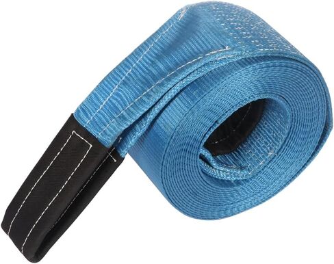 2X Heavy Duty Recovery Winch Tow Loop Strap Rope Chain Towing Tow 4 x 30 in Saudi Arabia