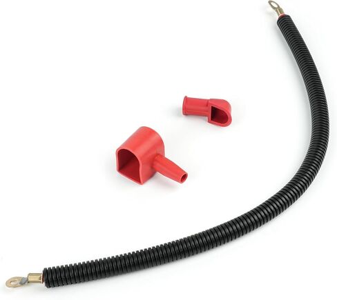 Lawn Mower Positive Battery Cable Compatible with John Deere Tractor X300 X300R X304 X320 X324 X340 X360 Select Series AM135733 in Saudi Arabia