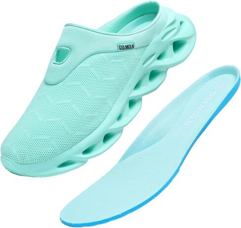 رجال Jakcuz ينزلقون على البغال خفيف الوزن مفتوح الظهر أحذية المشي التنفس in Kuwait